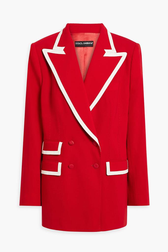 Dolce & Gabbana SINGLE-BREASTED PINK WOOL JACKET - Jackets