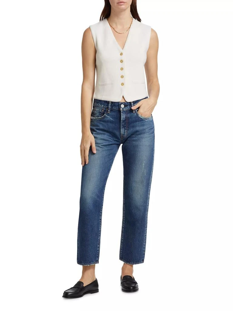 MOUSSY VINTAGE Pine Boys Straight Mid-Rise Jeans 2