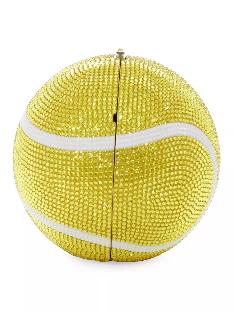Judith Leiber Tennis Ball Crystal-Embellished Clutch 5
