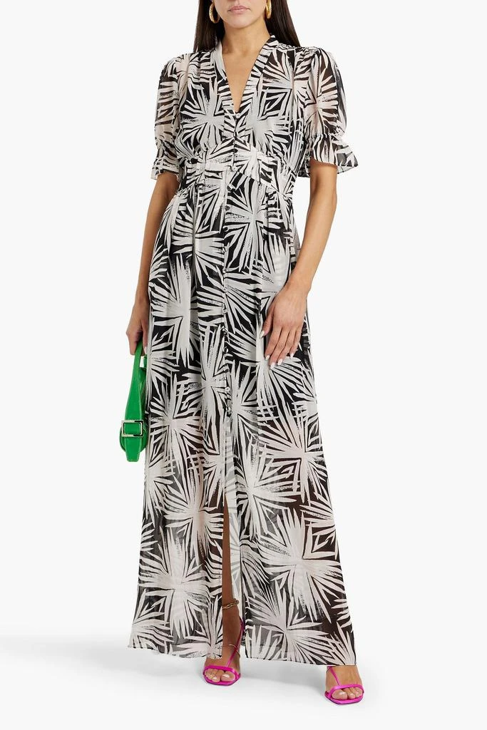 Diane von Furstenberg Erica printed chiffon maxi dress 2