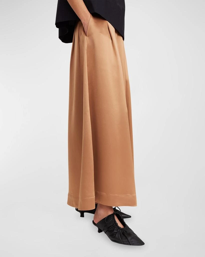 By Malene Birger Dorite Pleated Wide-Leg Pants 3