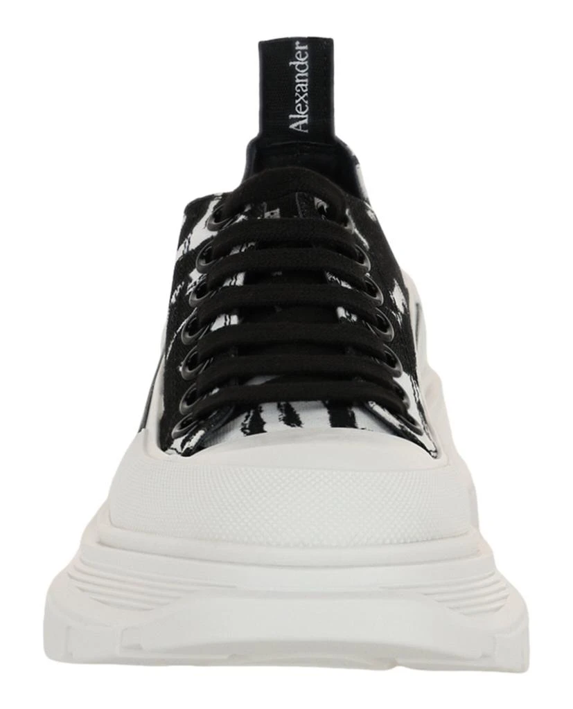 Alexander McQueen Tread Slick Graffiti Logo Sneakers 4