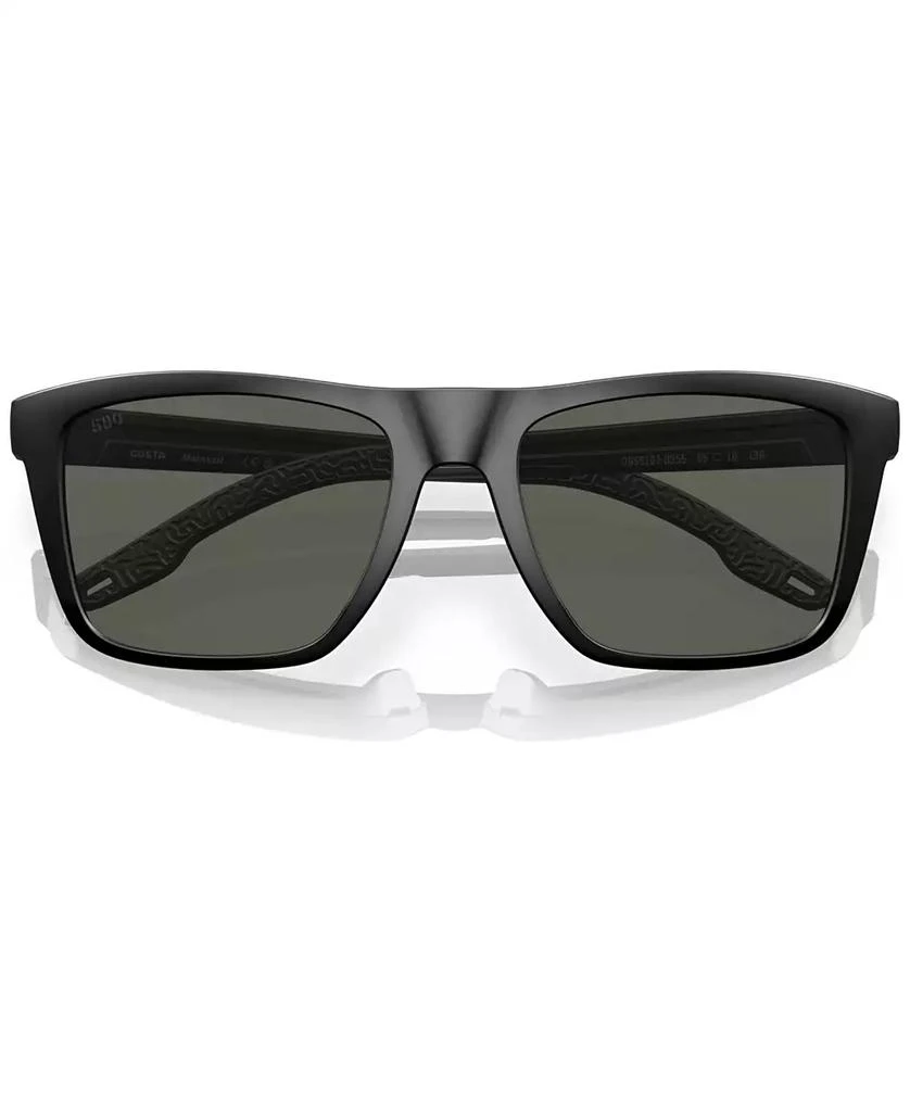 Costa Del Mar Men's Mainsail Polarized Sunglasses, 6S910755-P 55 4
