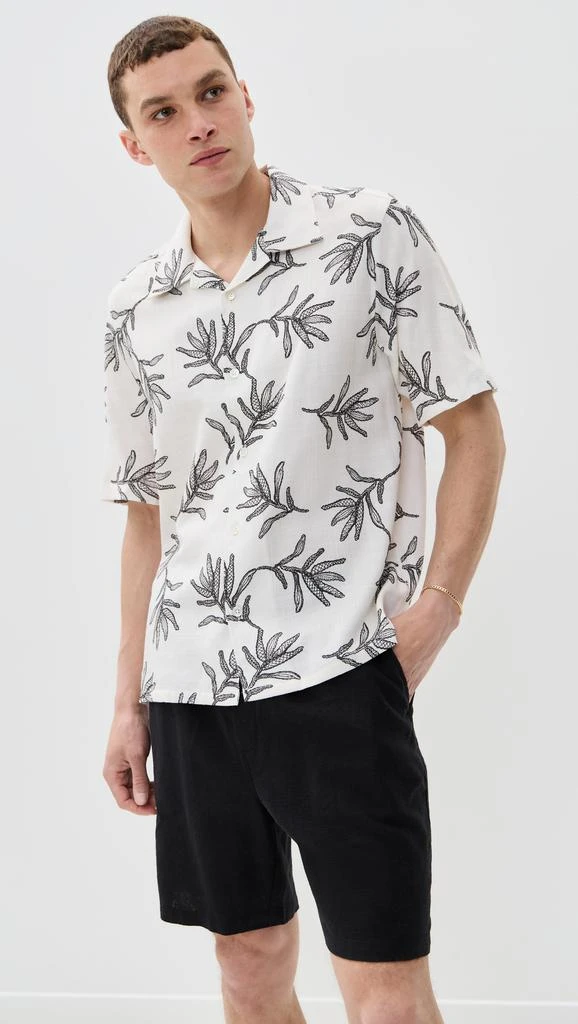 NN07 Ole Printed Camp Shirt 6