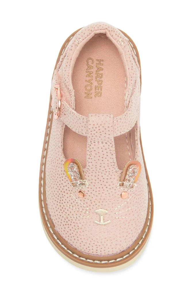 Harper Canyon Kids' Bunny T-Strap Flat 5
