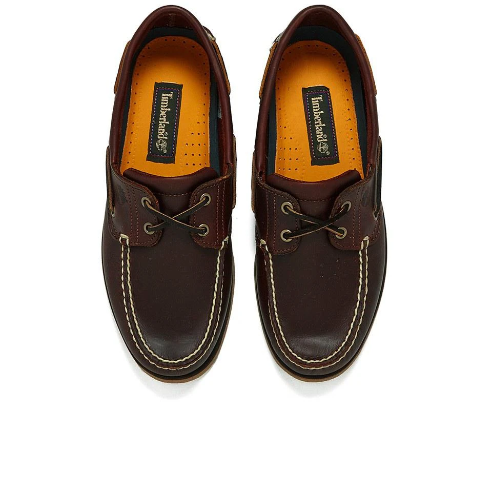 Timberland TIMBERLAND MEN'S CLASSIC LEATHER 2-EYE BOAT SHOES 2