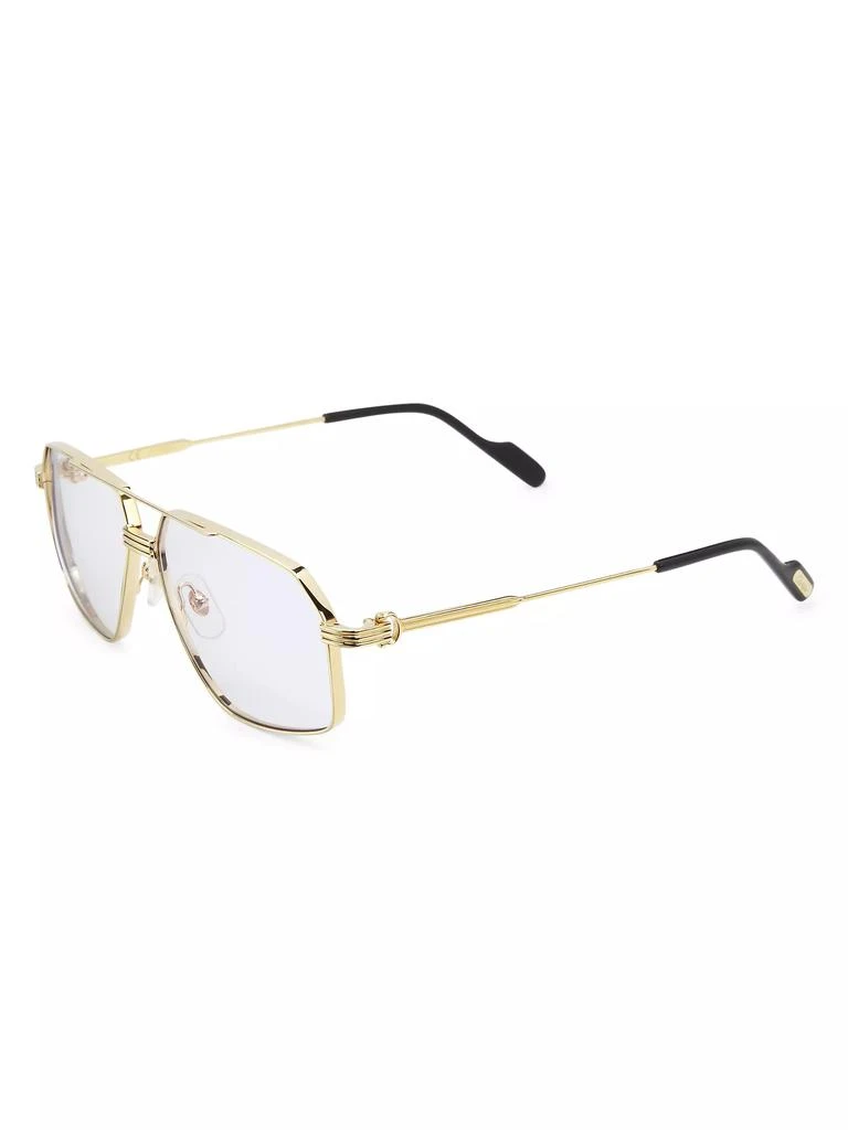 Cartier 58MM Rectangular Sunglasses 2