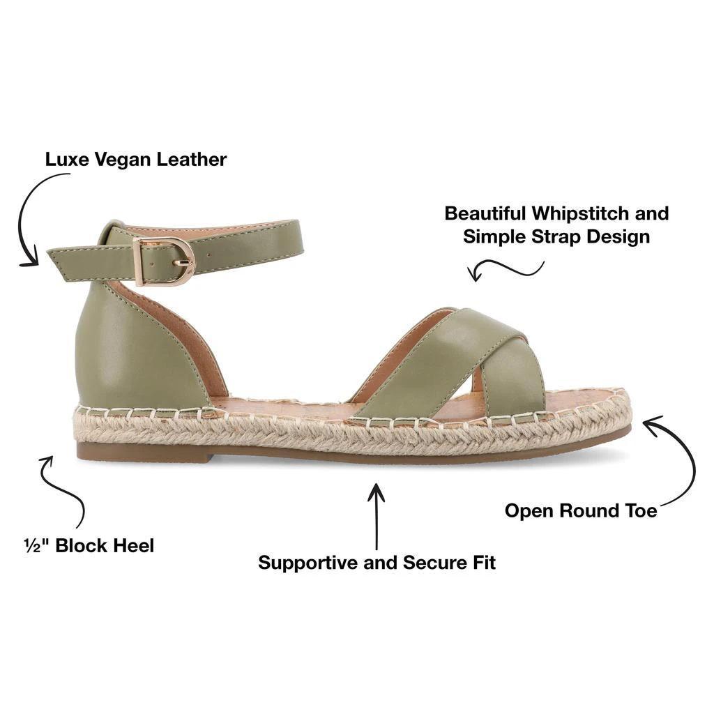 Journee Collection Collection Women's Wide Width Lyddia Sandal 5