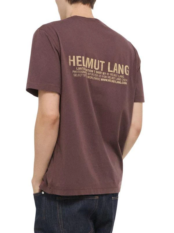 Helmut Lang Postcard Cotton Crewneck T-Shirt 4