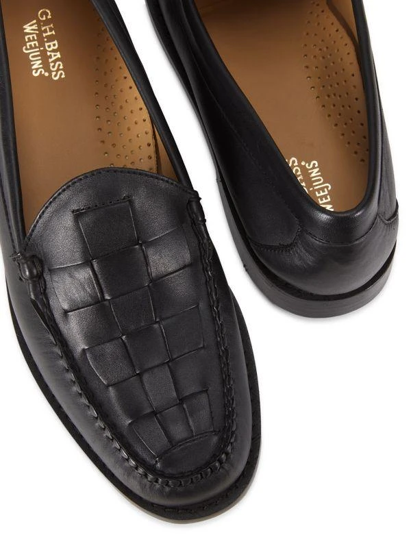 G.H. Bass Larson Moc Toe Leather Loafers 6