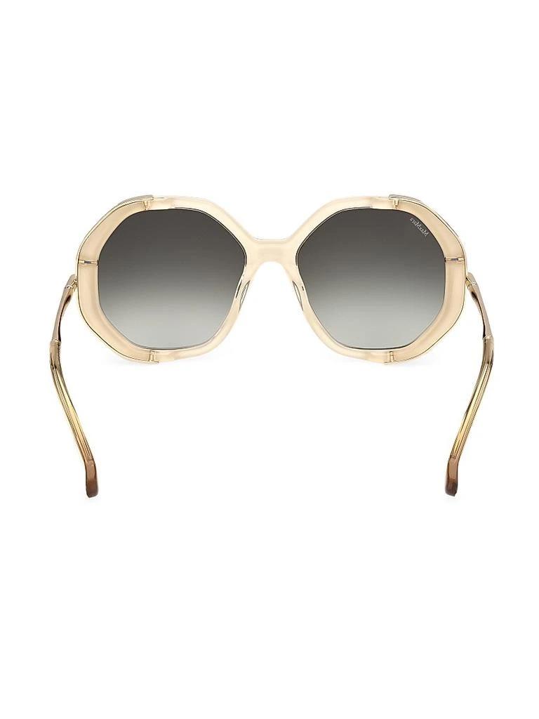 Max Mara 55MM Geometric Sunglasses - Accessories - BeyondStyle display picture 3
