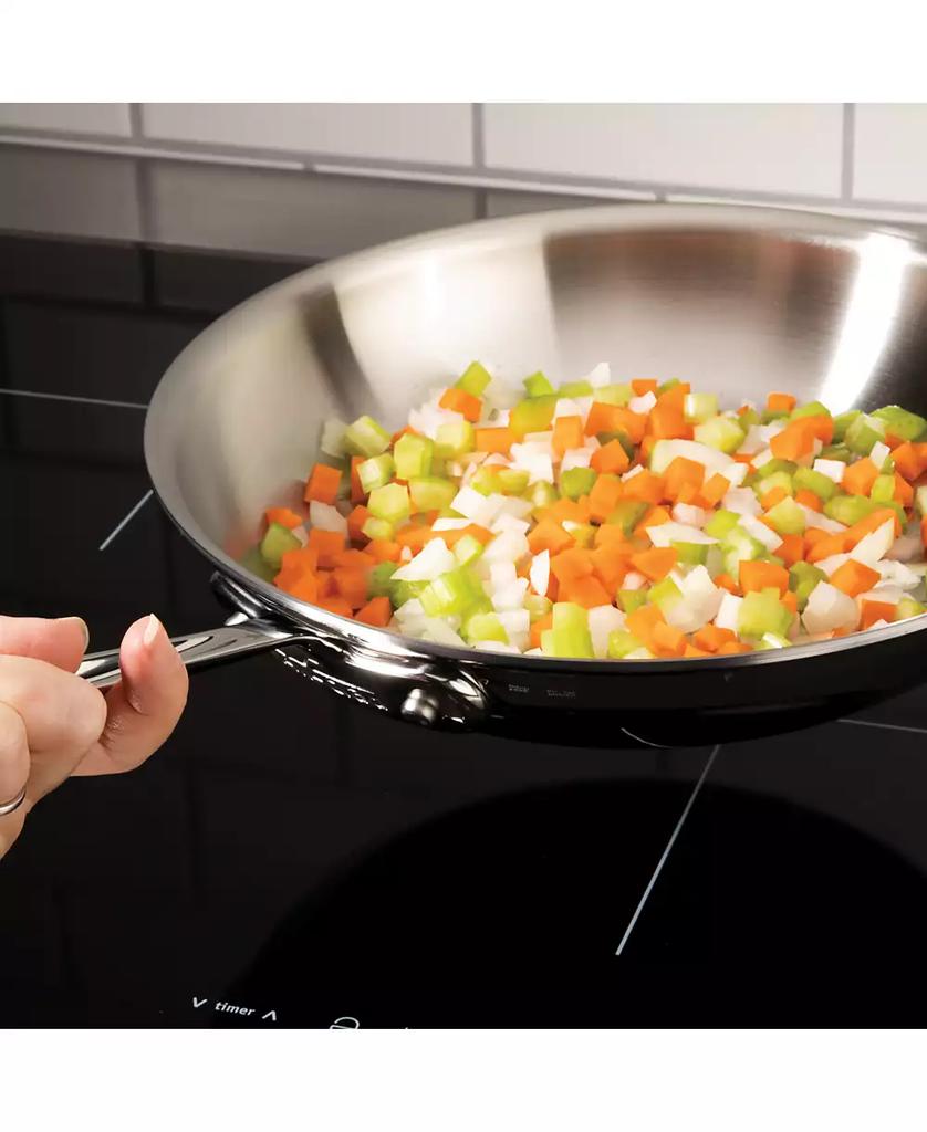 All-Clad All Clad Tri-Ply Stainless Steel 10" Covered Fry Pan