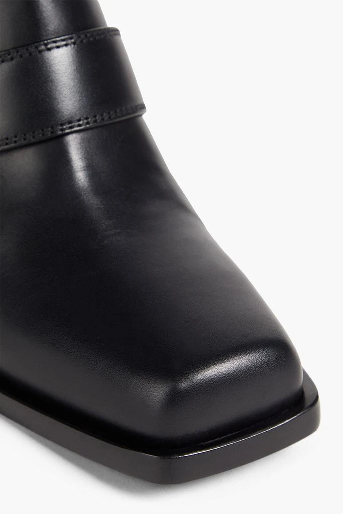 Gianvito Rossi Wayne buckled leather ankle boots 4