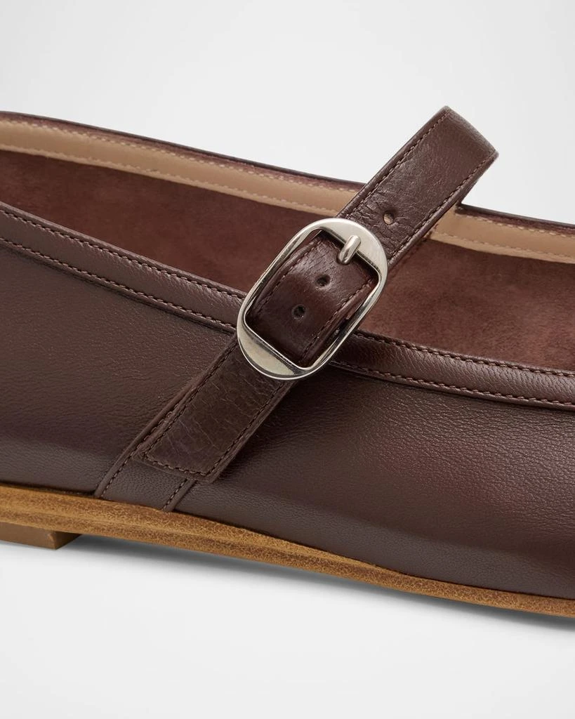 Le Monde beryl Leather Mary Jane Ballerina Flats 4