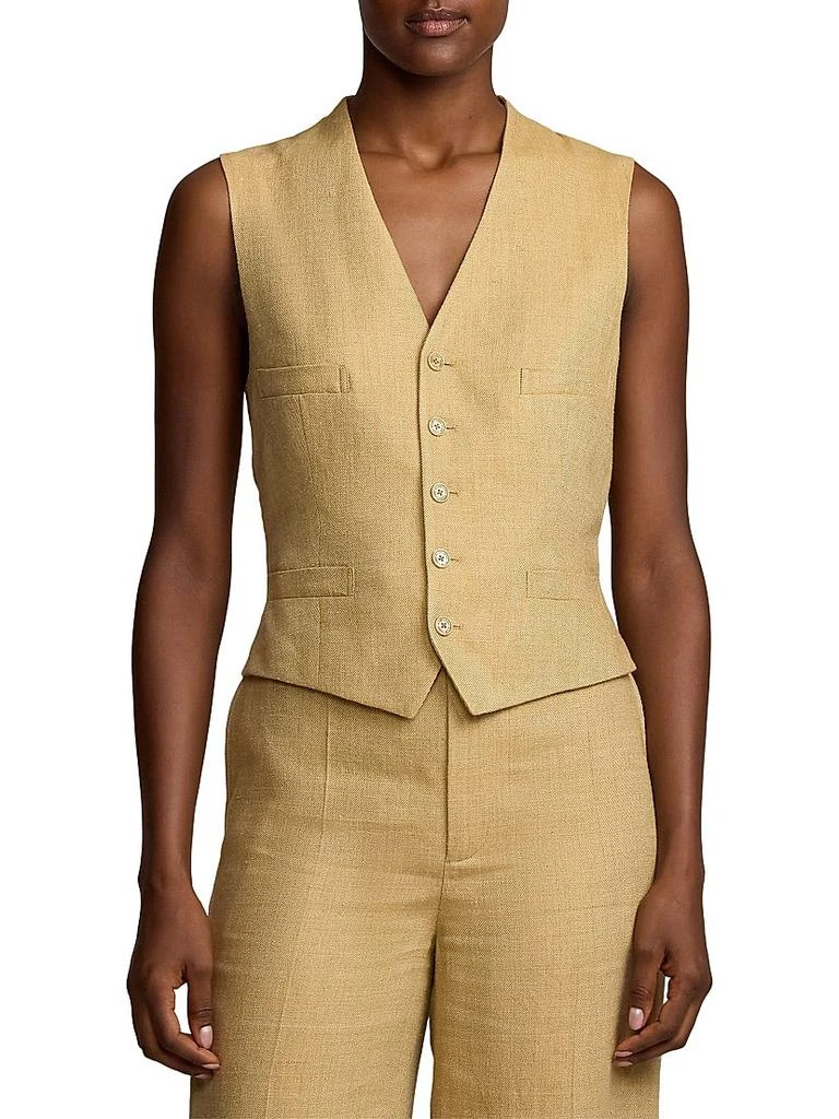 Ralph Lauren Jaden Rustic Twill Vest 3