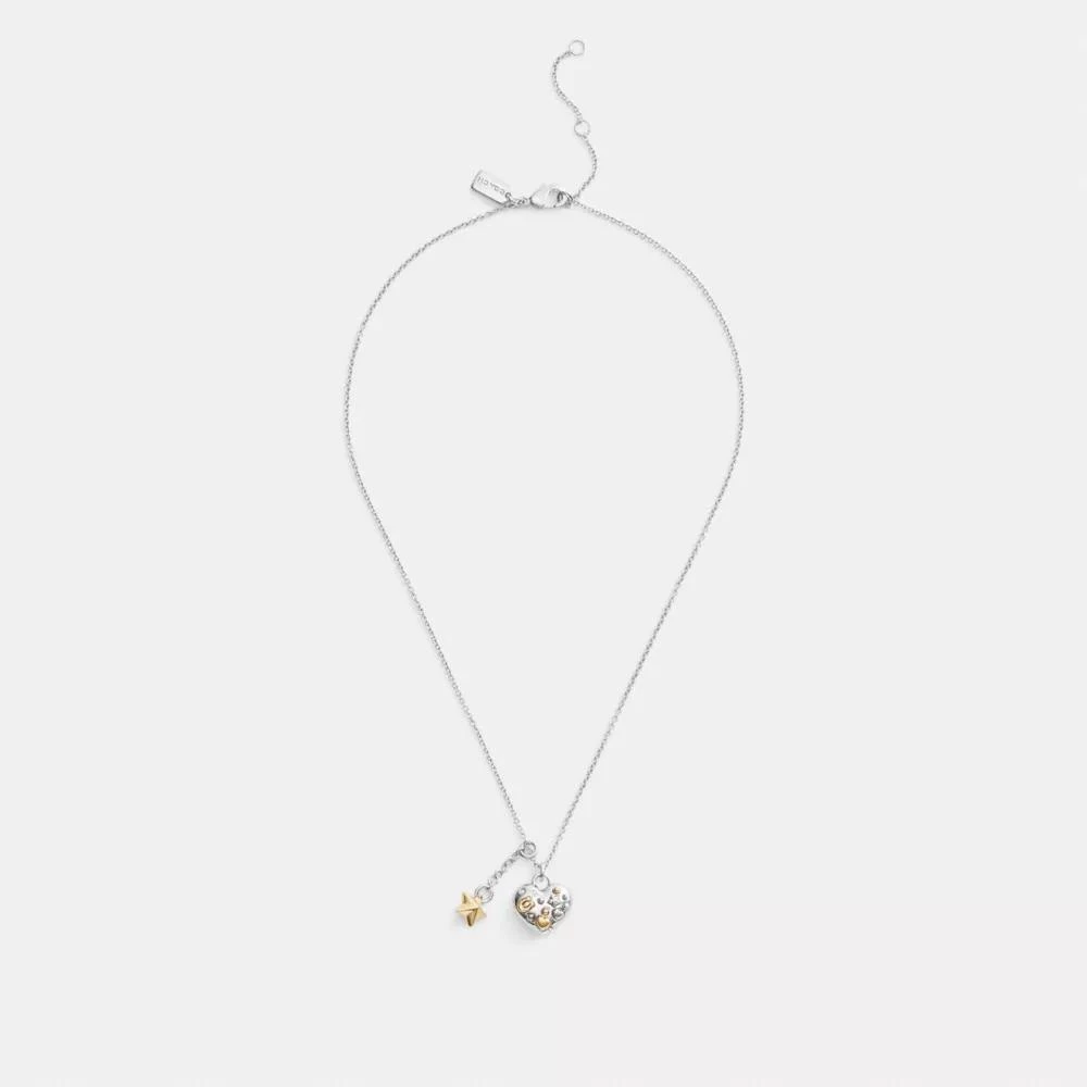 Coach Hearts And Stars Pendant Necklace 2