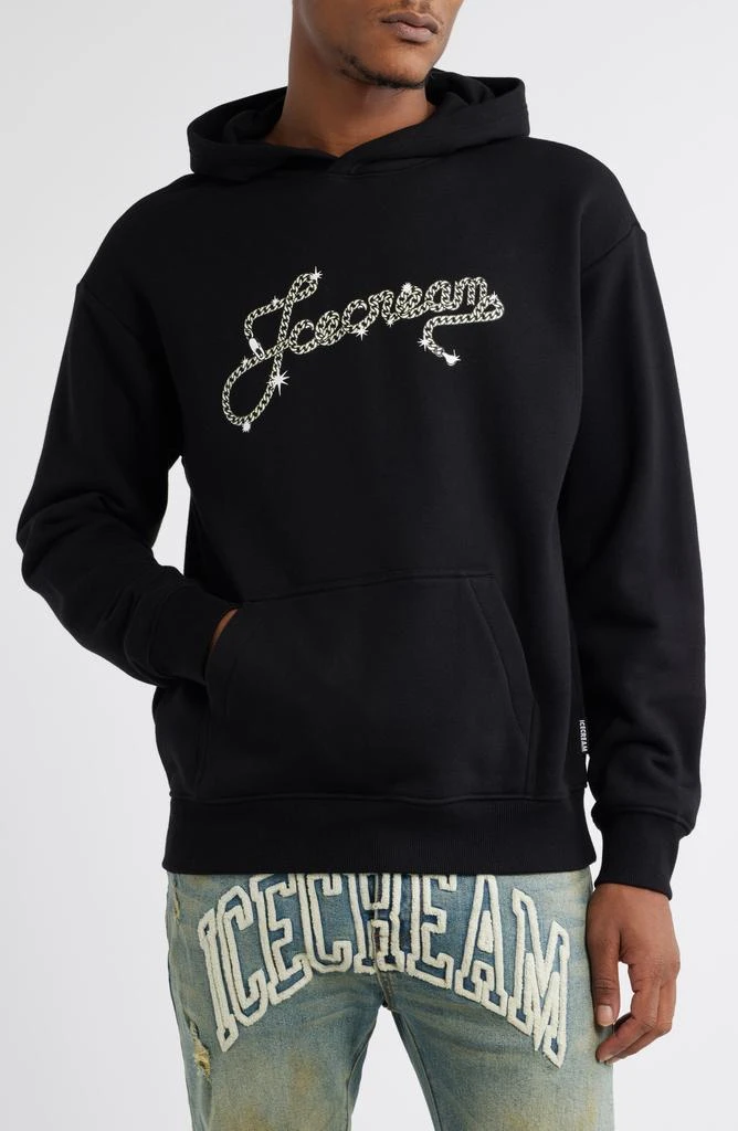 Icecream Chain Logo Graphic Hoodie 1