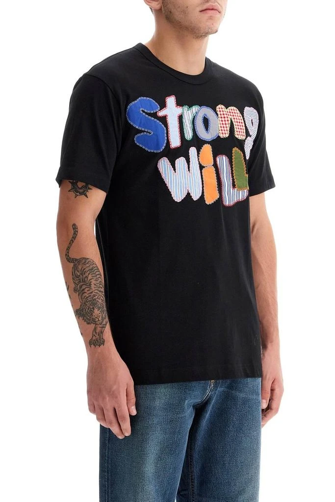 Comme des Garcons Comme des Garçons Shirt Strong Will Stitched T-Shirt 2