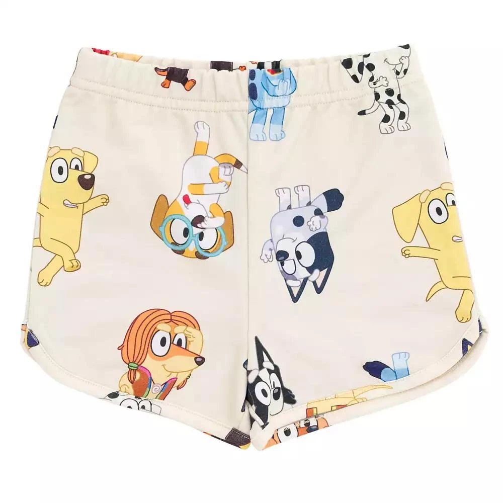 Bluey Girls French Terry Sweatshirt and Shorts 3