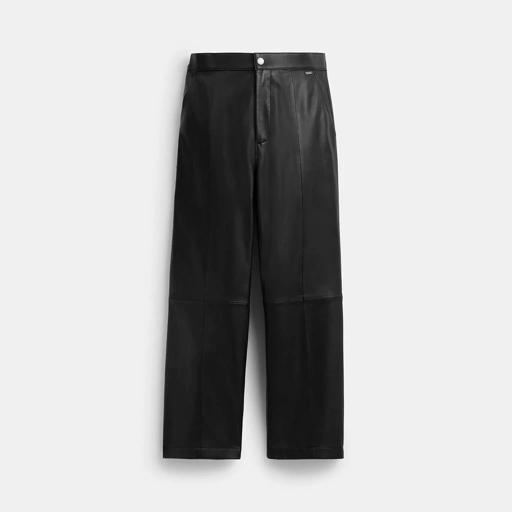 Coach Leather Pants 1