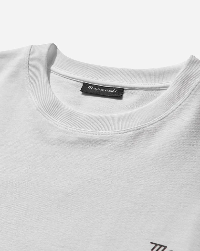 Maserati Men's Heritage Long Sleeve T-Shirt White 5