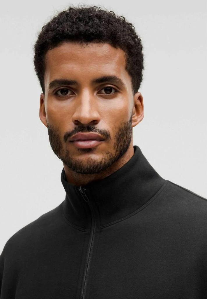 Lululemon Men's Steady State Half Zip Sweatshirt In Black 4