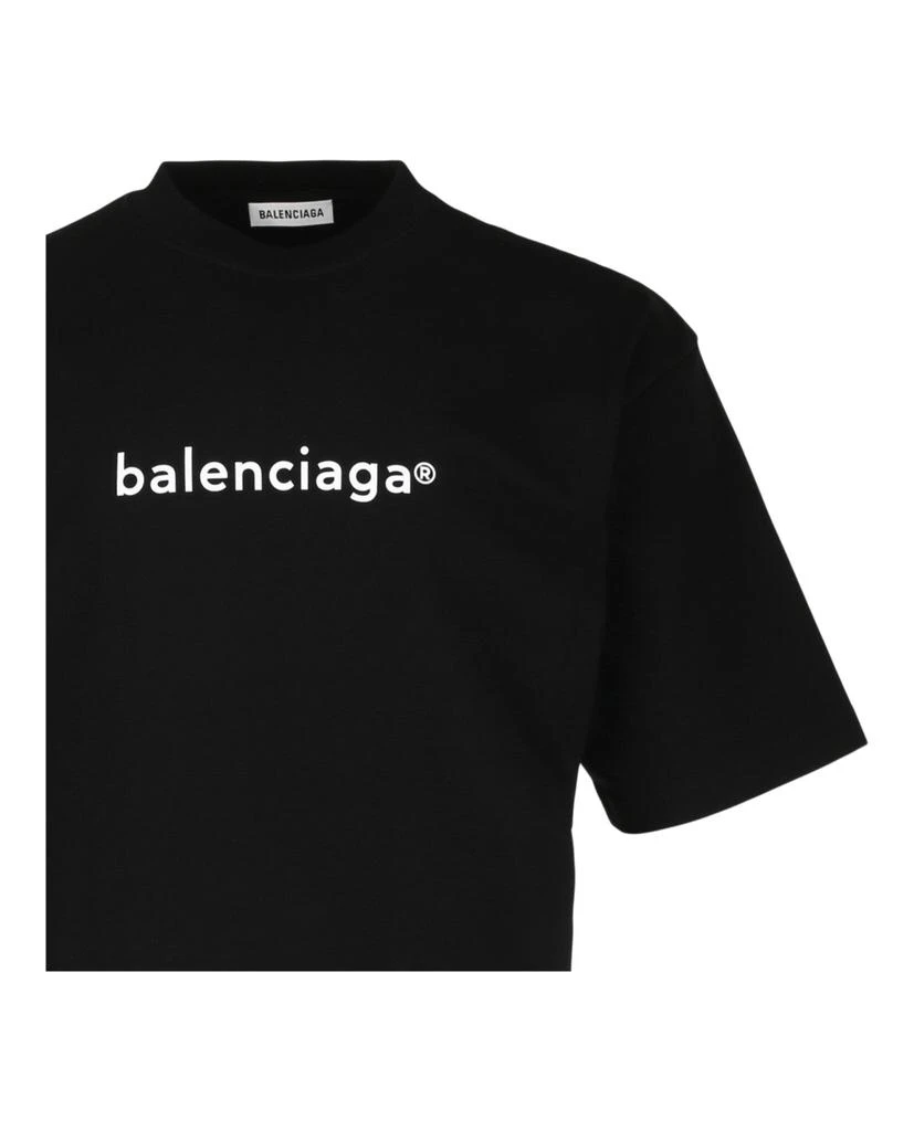 Balenciaga Logo Printed Short Sleeve Shirt 3