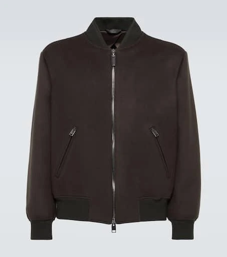 Brioni Wool and cashmere bomber jacket 1