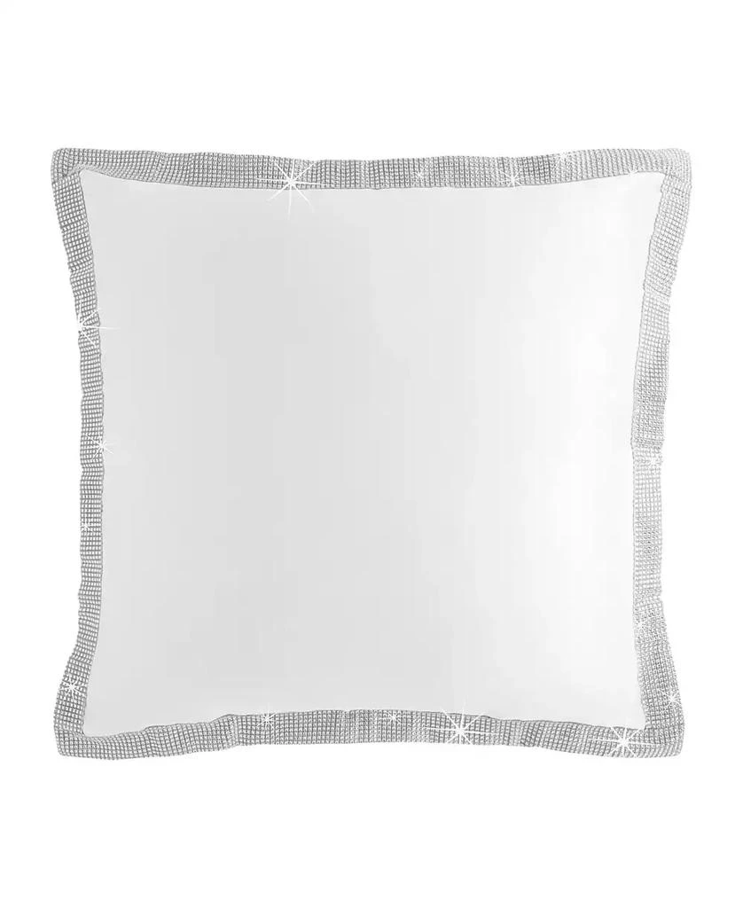 By Caprice Home Hollywood Glamorous Sequin Edged Bedroom Pillow Sham Twin Pack