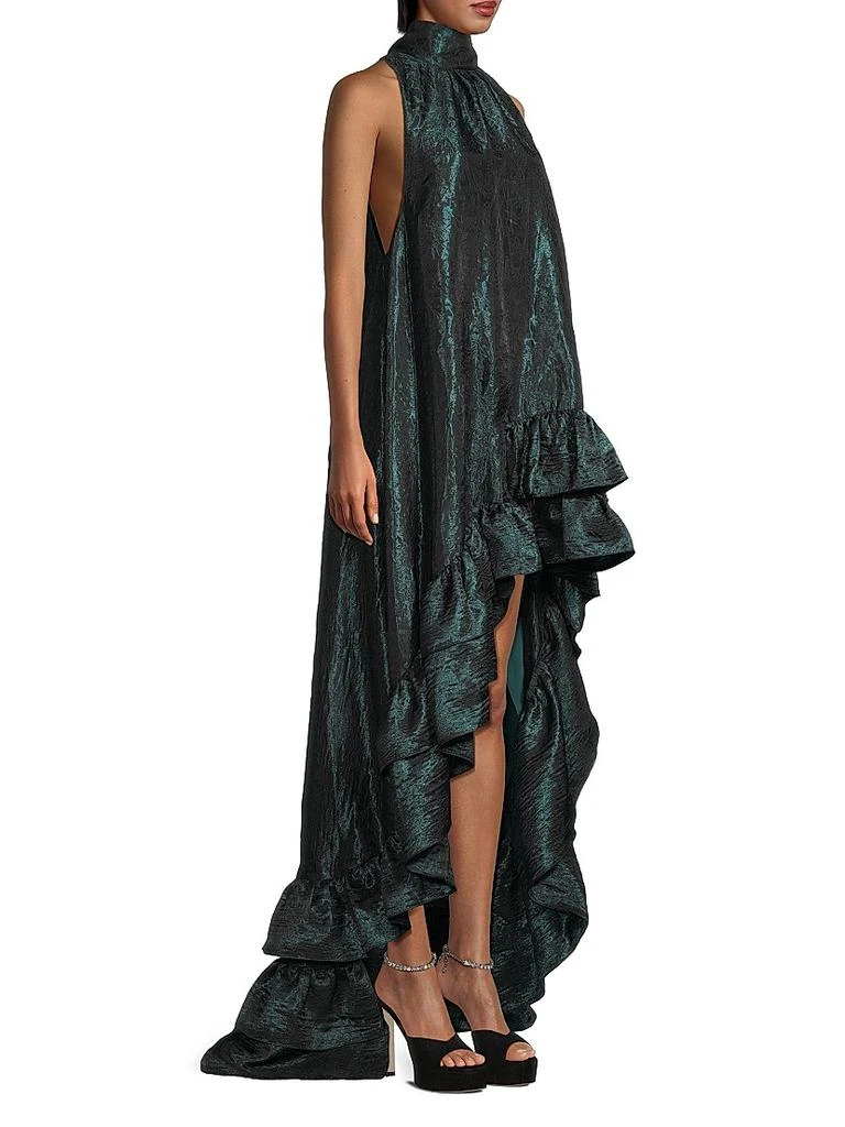 One33 Social Embossed Taffeta High-Low Dress 4