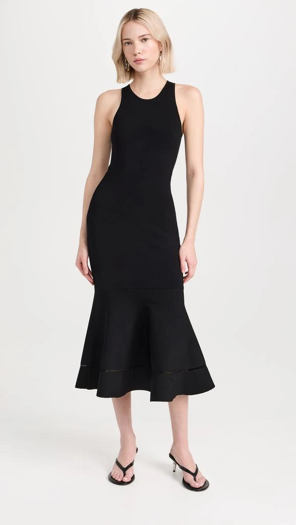 Victoria Beckham Sleeveless Fit And Flare Dress 1