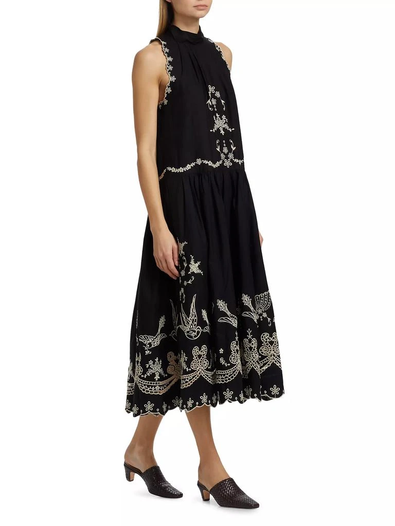Sea Kingsley Embroidered Tank Midi-Dress 4