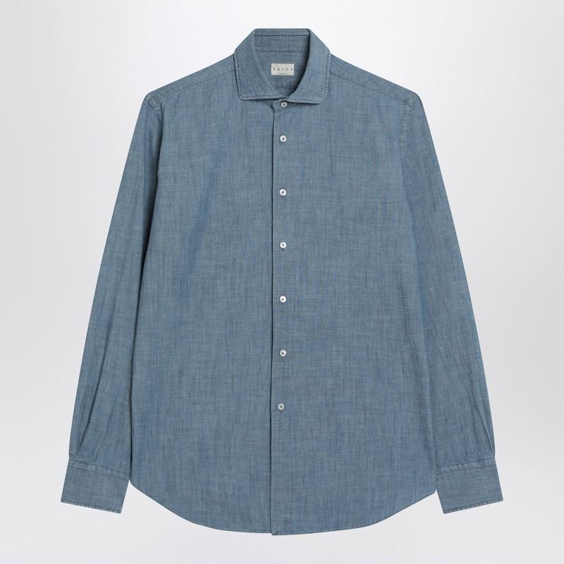 XACUS Xacus Light Denim Tailor Fit Shirt