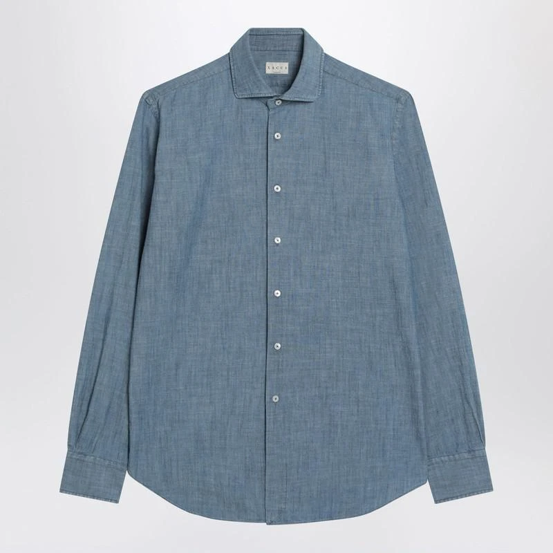 XACUS Xacus Light Denim Tailor Fit Shirt 1