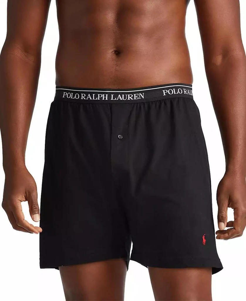 Ralph Lauren Men's 5-Pack Classic-Fit Cotton Knit Boxers 6