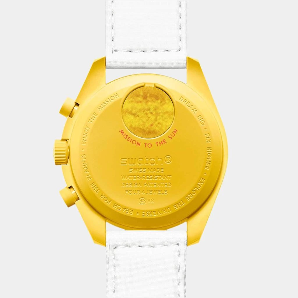 Swatch Omega X Swatch Yellow Velcro Moon Swatch Mission To The Sun Watch 42 mm 2