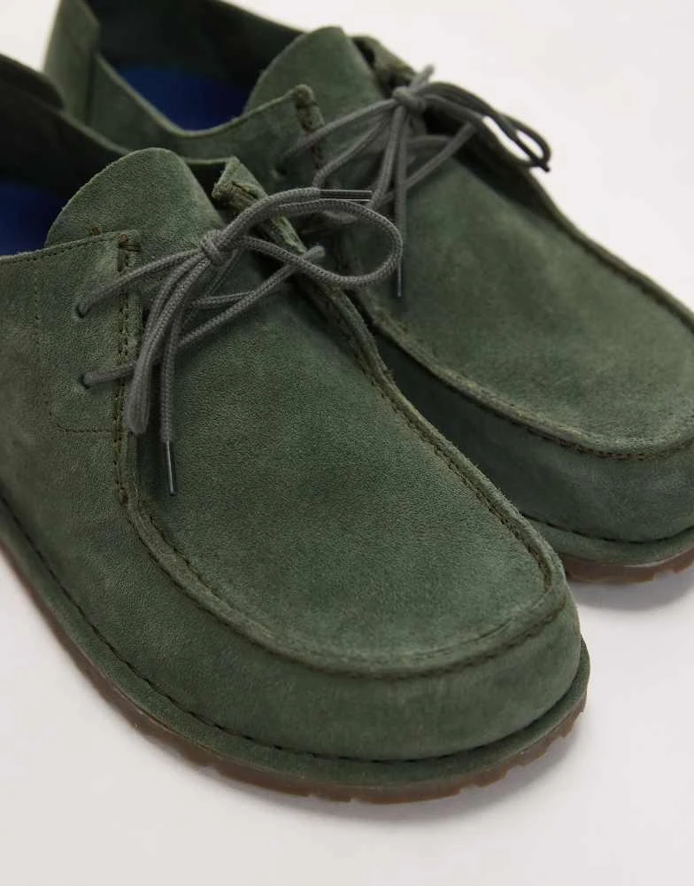 Birkenstock Birkenstock Utti Lace in thyme green suede 4