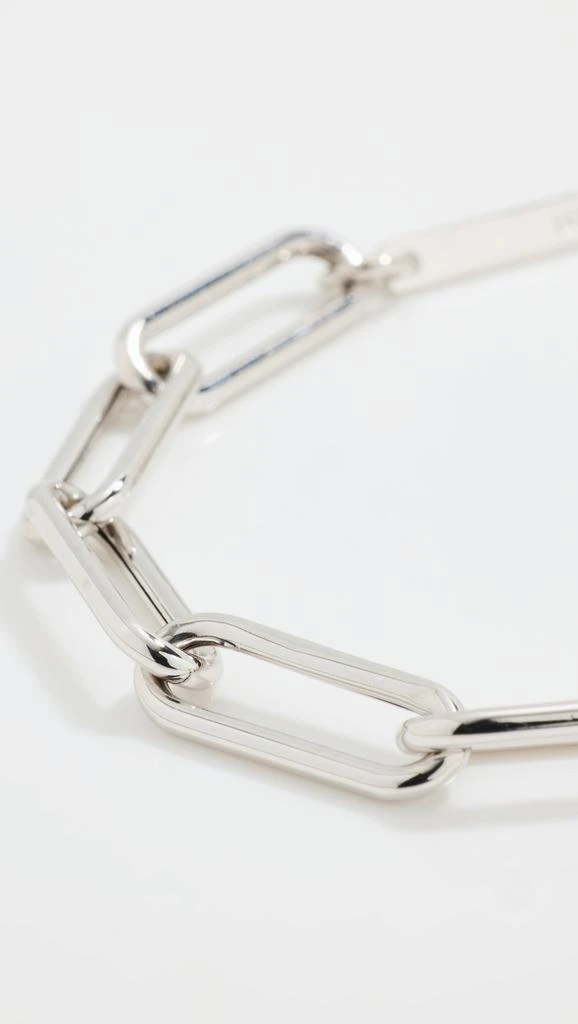 Zoe Chicco 14k White Gold Large Paperclip Chain Bracelet 4