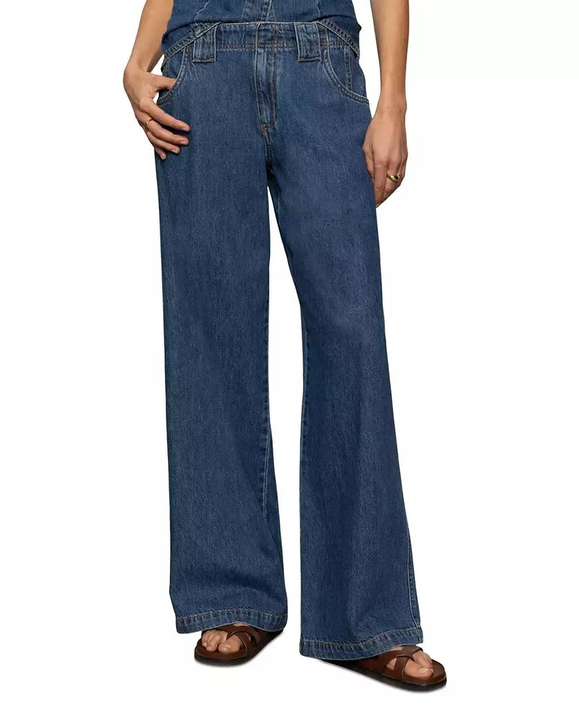 Sanctuary Women's Arden Mid Rise Wide-Leg Jeans 3