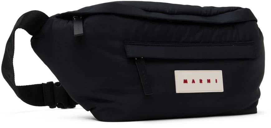 Marni Black Oversized Fanny Pack 2