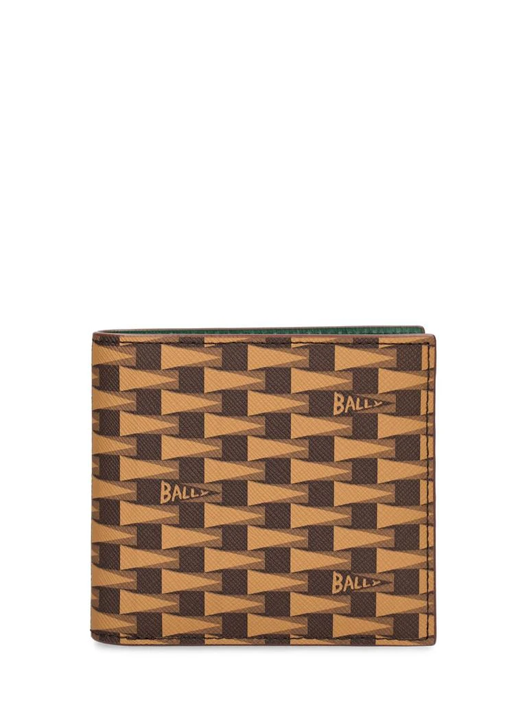 BALLY Logo Canvas Wallet 1