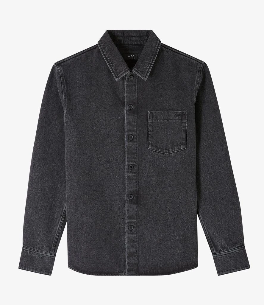 A.P.C. Vittorio Brodée Poitrine overshirt 2