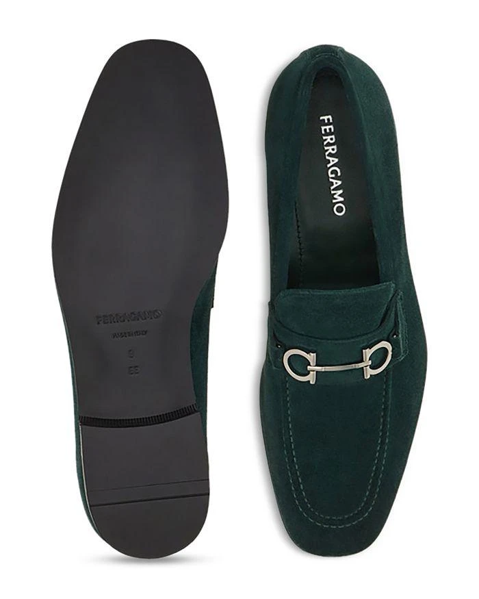 Salvatore Ferragamo Men's Balty 2Vit Gancini Buckle Loafers - Regular 3