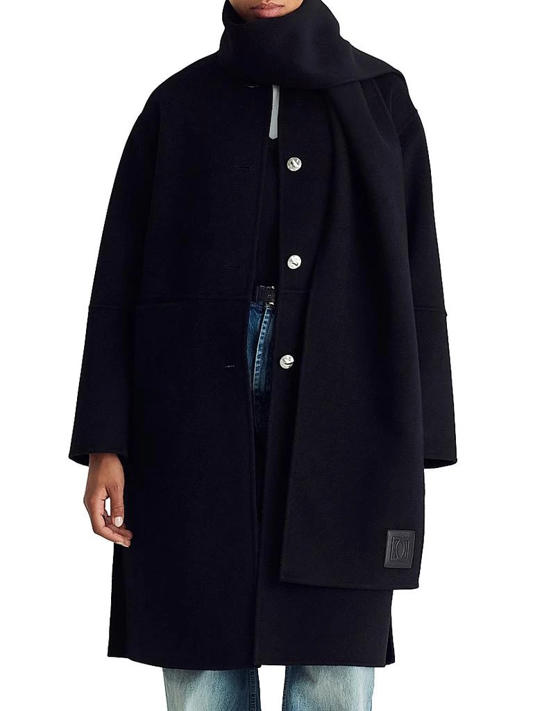 Dawn Levy Claude Wool-Blend Scarf Coat 3