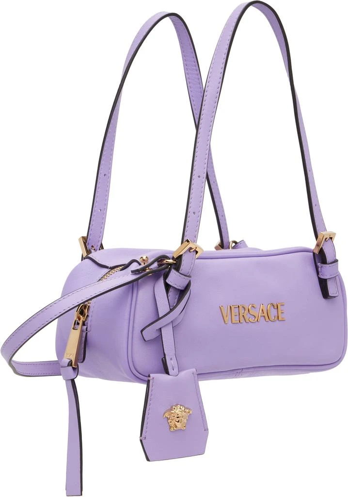 Versace Purple Versace Tag Bowling Mini Bag 2