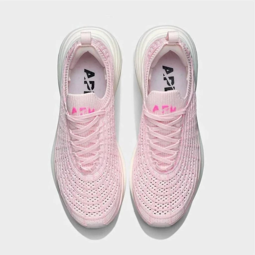 Apl Women's Techloom Zipline Sneaker In Bleached Pink/fusion Pink 2
