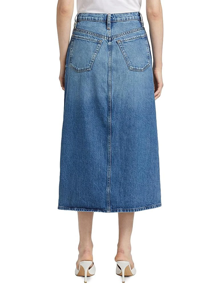 FRAME The Midaxi Denim Skirt 5