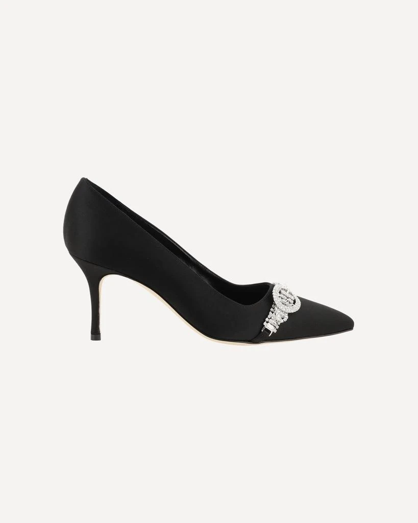 Manolo Blahnik Asapump Satin Pumps 3