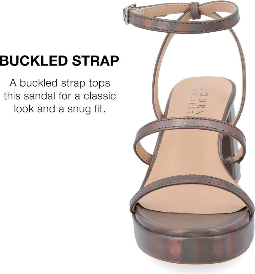 Journee Collection Samilee Block Heel Platform Sandal 10