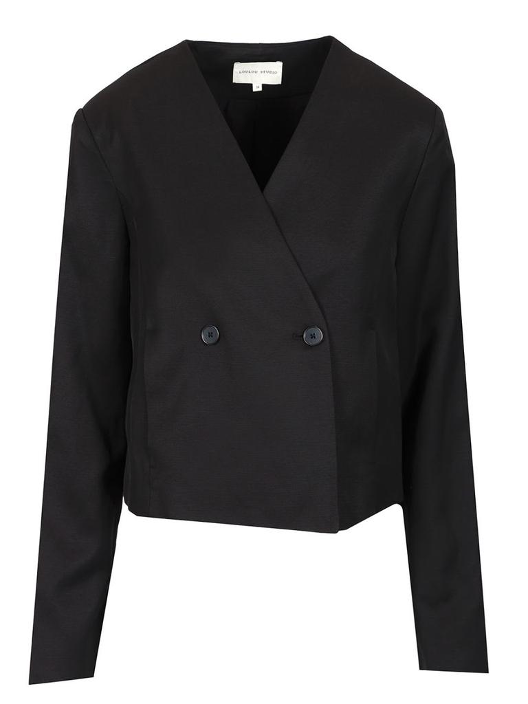 Loulou Studio Cropped Blazer